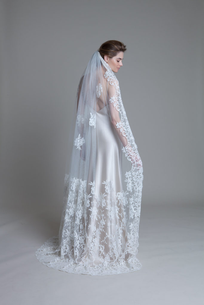 Wearing a veil like this one from the fabulous Halfpenny London will be a big factor in choosing your wedding hairstyle.