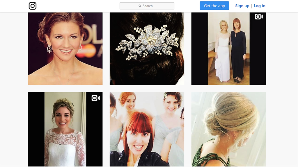 Vicki Lord Wedding Hair Instagram