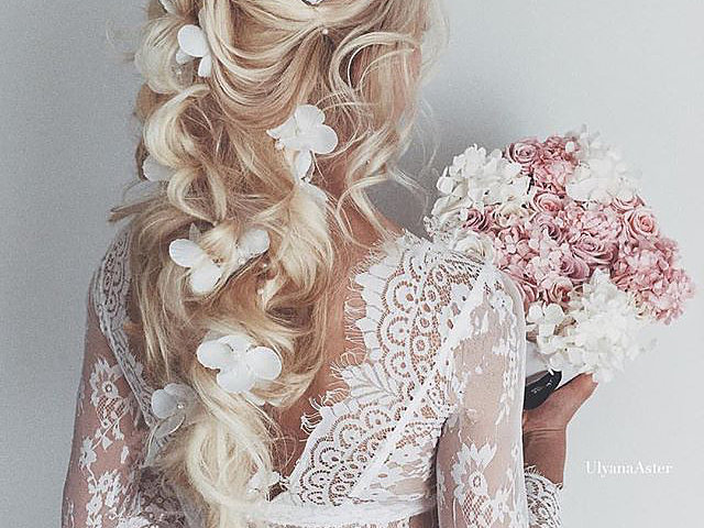Ulyana Aster Instagram Wedding Hair Star
